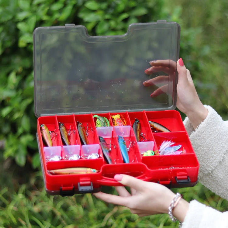 

Not fragile high transparency tackle box fishing hooks storage box small plastic display boxes/storage, Custom