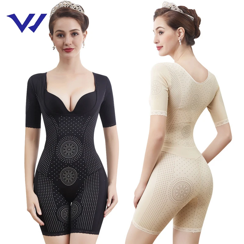 

Autumn short sleeve shapewear postpartum ladies oversize waist girdle butt lifter waist trainer shaper, Picture