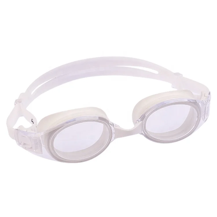 

Wholesale silicone adult swim goggles waterproof myopia anti-fog swimming glasses with earplugs, Black, blue