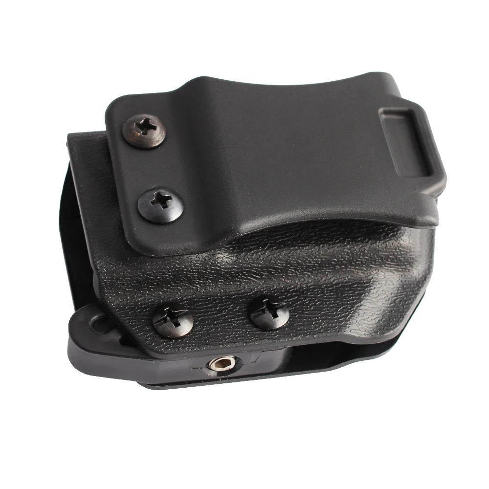 

Universal 9mm/.40 Double Stack Mag Carrier Echo Carrier IWB/OWB, Black