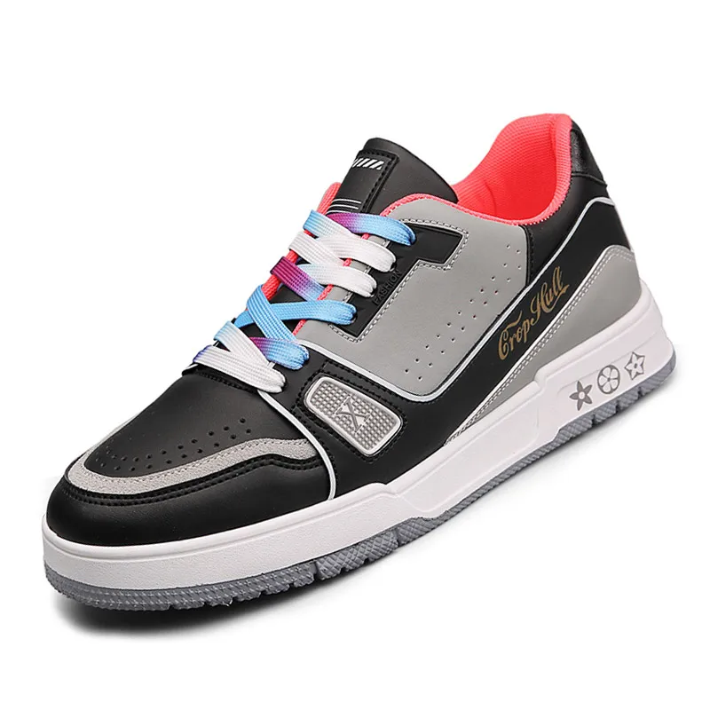 

Wholesale Men causal Sport Shoes Fashion Flat Running Shoe Anti-slip Mens Walking Sneakers, Black,white ,green
