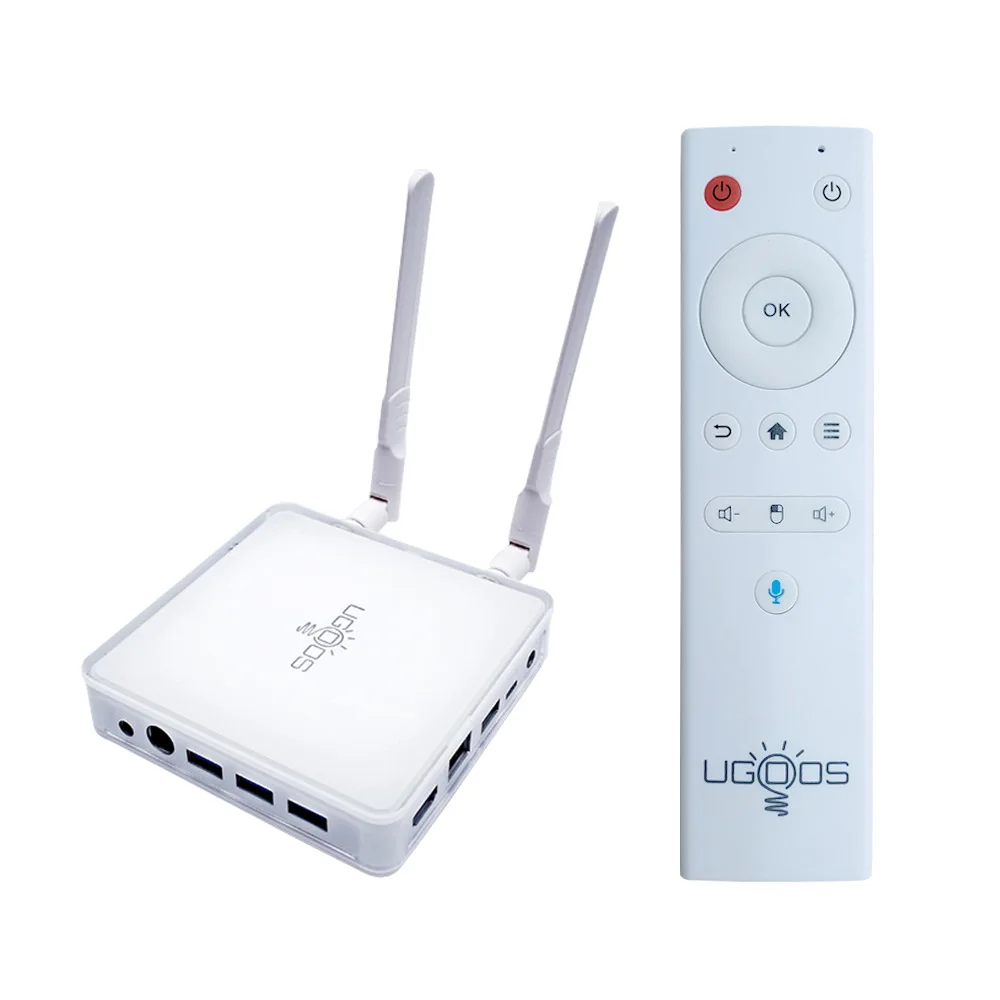 

Ugoos Am7 Tv Box Amlogic s905x4 4gb 32gb Amlogic S905x4 BT5.0 Dual Wifi 2t2r Ac 1000m Rj45 Android 11 Set Top Box