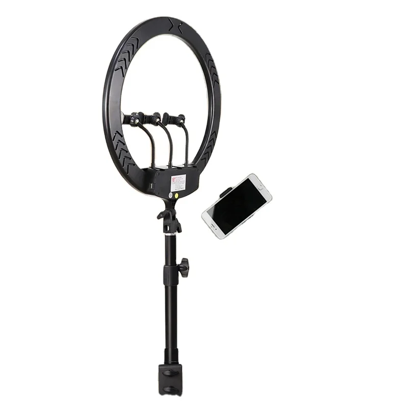 

Amazon 10" selfie ring light with160cm long tripod stand with small blue tooth remote control for photography Makeup, YouTube, Black