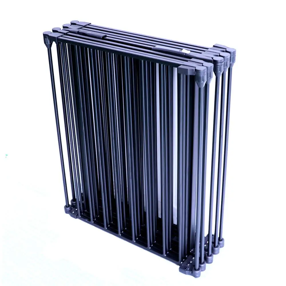 
5 panels automatic closing foldable metal baby play fence fireplace fence 