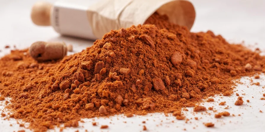 Close-up shot of a mason jar filled with homemade shawrma spice