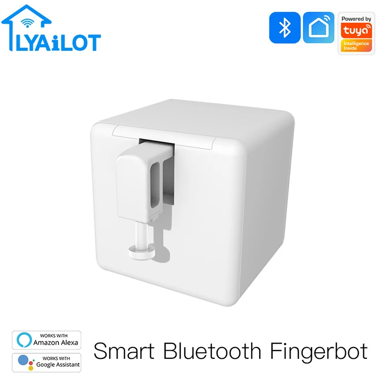 

2021 Tuya Voice Control Switch Bot Button Pusher Smart Life Tuya App Control Smart Bluetooth Fingerbot for Switches Buttons, Picture