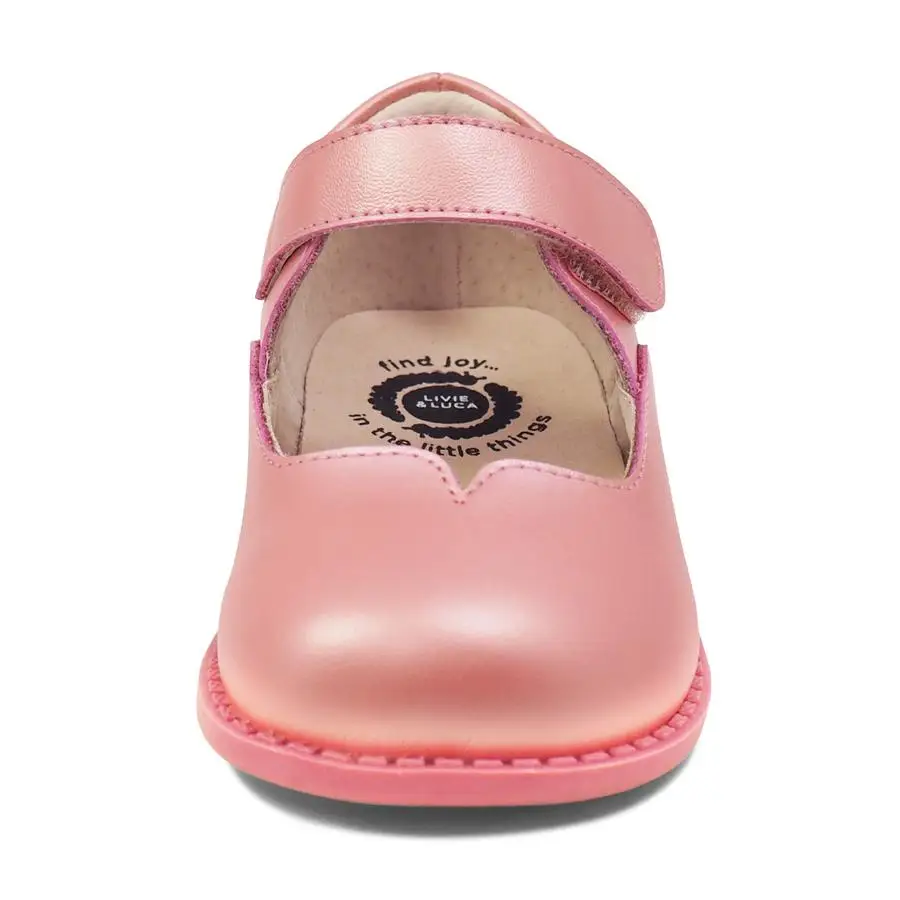 

Livie and Luca High Quality dress princess super soft metallic breathable leather flat barefoot shoe for baby toddler youth girl, Many color