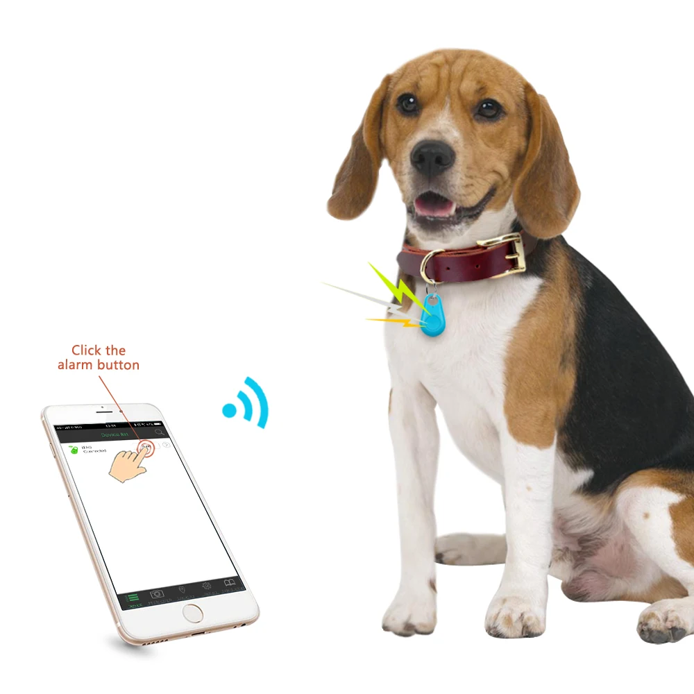 

Mini Anti-lost Waterproof Loor Tracer Smart Gps Tracker For Pet Dog Kids Car Wallet Key Collar Accessories, As photo
