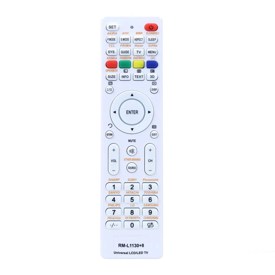 

Universal Remote Control RM-L1130+8 For All Brand Tv Smart Tv Remote Control