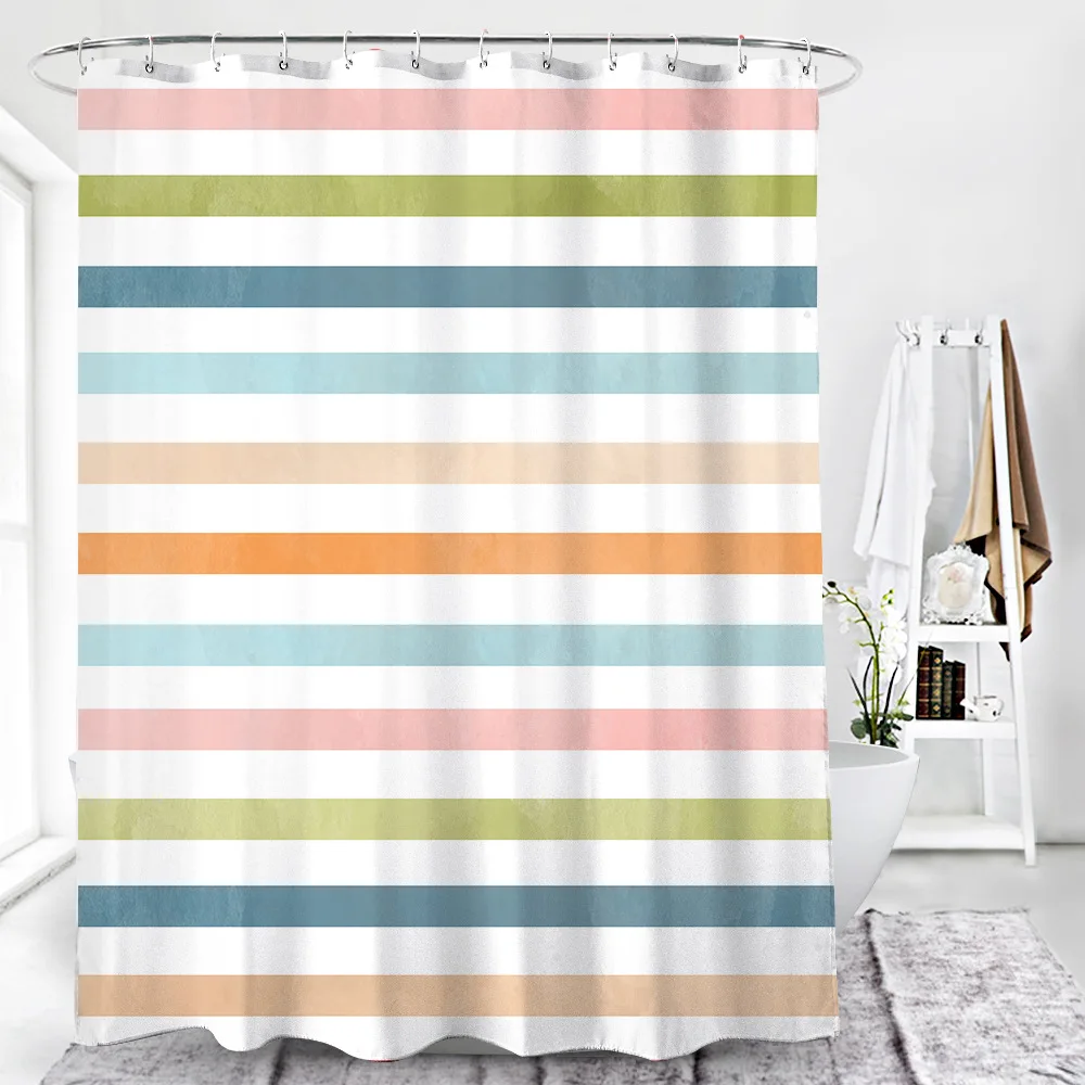

Best Selling Printing Waterproof Shower Curtain, Mildew Resistant Custom Shower Curtain/