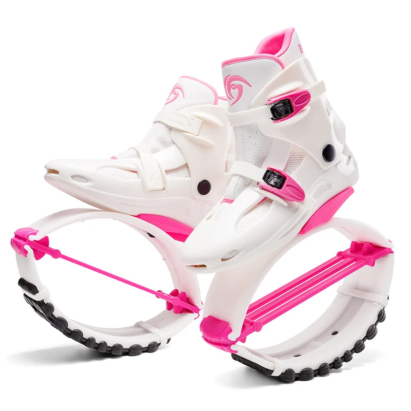 

TFanJump New Color 2021 Spring Jumping Shoes Kangaroo jump Fitness, White/pink