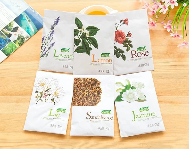 

6 Taste Fresh Air Scented Fragrance Home Wardrobe Drawer Car Perfume Sachet Bag Aromatherapy package