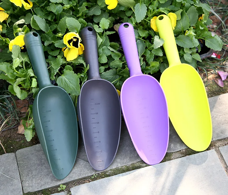 5x Multi-Function Garden Soil Scoops Plastic Shovel Spoons Flower Garden ToolJBA
