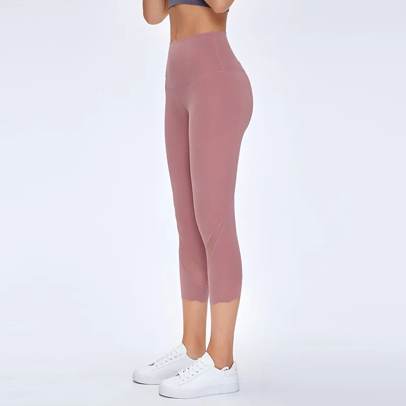 

New Style Top Selling Customized Gym Anti Cellulite Pants 7/8 Length Women Sports Leggings, Black/black camo/red/blue/orange