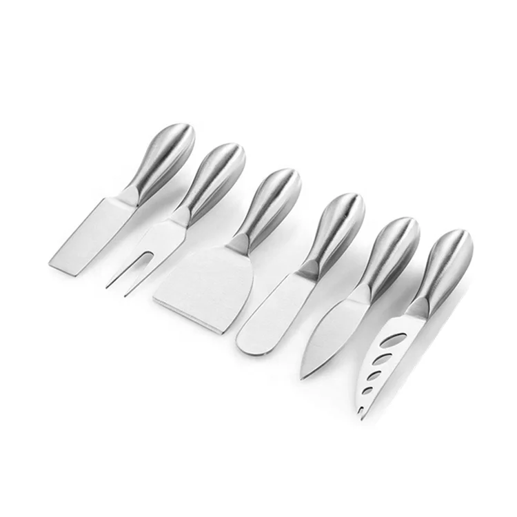 

Mini Stainless Steel Cheese Knives Spreader Forks for HardSoft and Creamy Cheese Cheese Knife Set