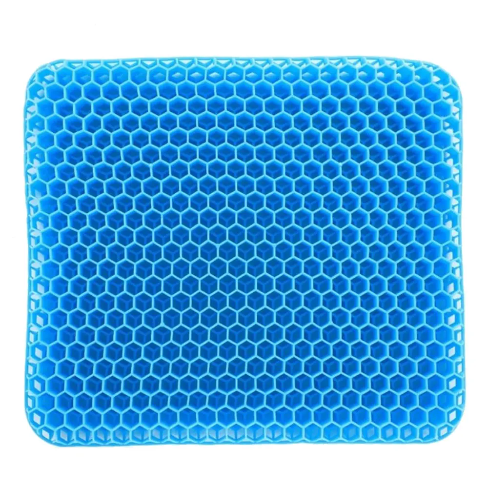 

Wholesale comfort soft Square car seat honeycomb gel cushion office sofa Chair seat cushion silicone egg sitter