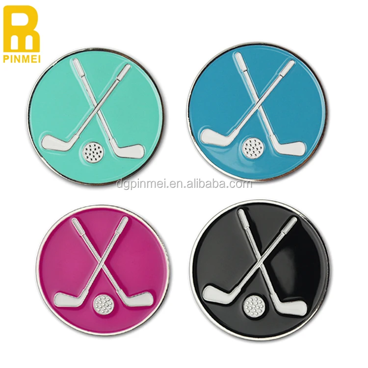 Wholesale Unique Golf Ball Markers Golf Ball Marker Metal Golf