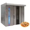 Snack Food Easy Operating 64 Trays Rotary Bread Pizza Electrical Baking Oven For Sale
