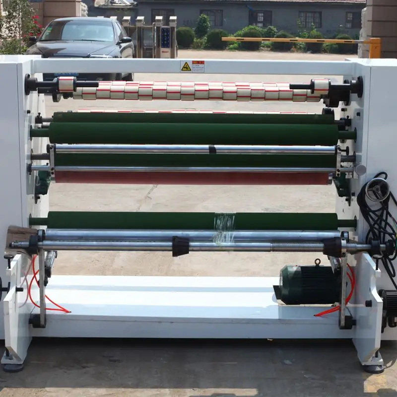 
Jumbo Roll BOPP Adhesive Tape Roll Cutting Rewinding Slitting Machine 