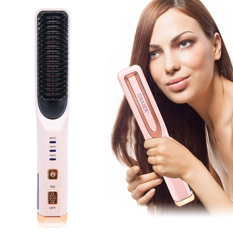 

Two-in-one multifunctional curly hair artifact new mini straight comb dual-use