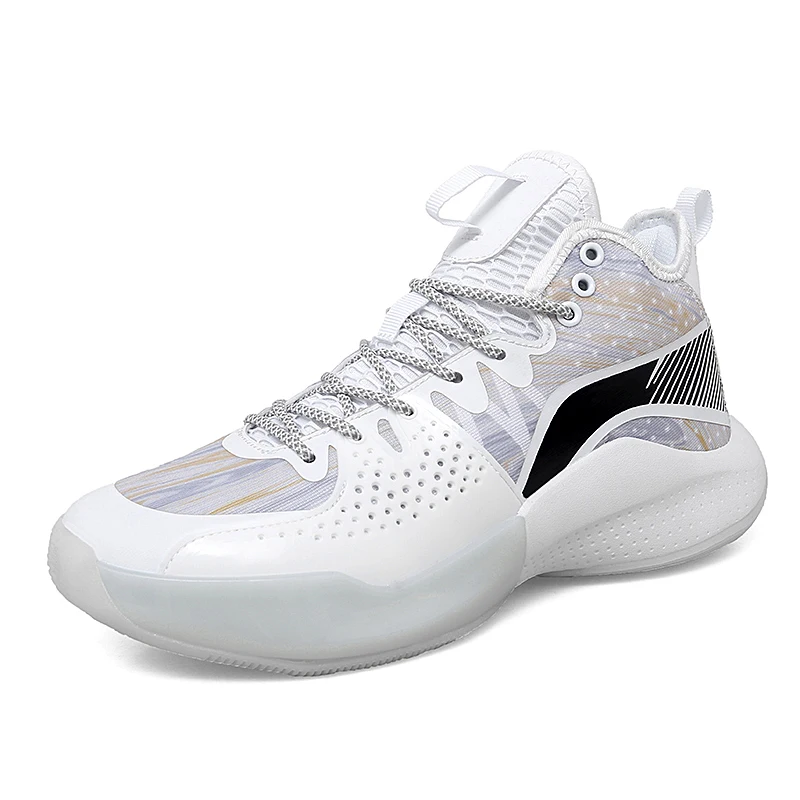 

Wholesale Outdoor Sports Sneakers Practical Non Slip Ankle Protection Men Brand Basketball Style Sports Shoes, Customized color