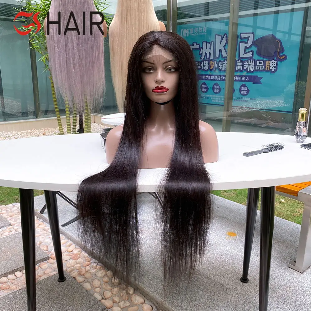 

Wholesale Price 100 Brazilian Hair Full Lace Wigs Remy Virgin Brazilian Straight Wig Human Hair Wig With Baby Hair For Black