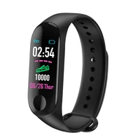 

2019 M3 plus Smart Bracelet Fitness Pedometer Watch Running Tracker Blood Pressure Heart Rate Monitor Sports Pedometer Band