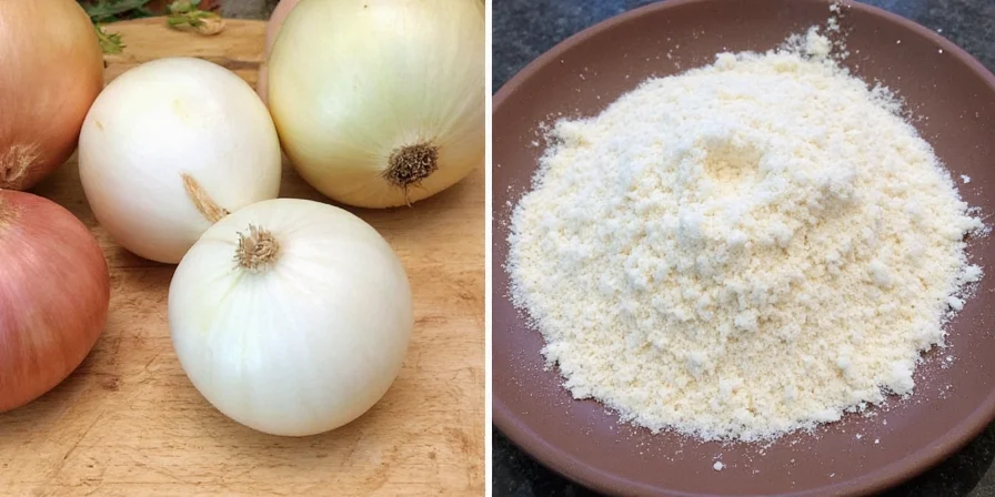 Homemade spice blends with onion powder