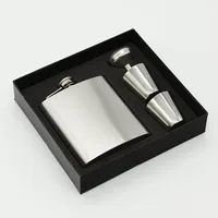 

Seaygift whiskey 7oz ounce Personalized Groomsmen gift ,best man gift stainless steel hip flask set