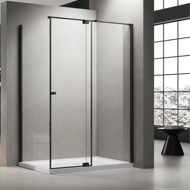 Frameless Tempered Glass Shower Cubicles Enclosure With Handles Sri