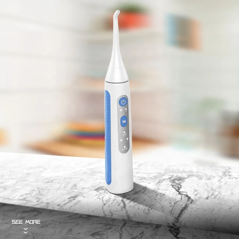 

Dental Floss with Electric Toothbrush Cordless Oral Irrigator Rechargeable Water Flosser Portable 2 in 1 USB IPX7 3.7V DC 5V/1A