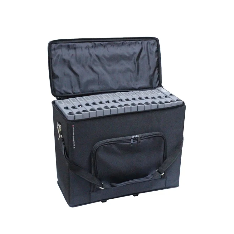 

Shinetai 3*4 Slots Oxford Fabric Optical Eyewear Glasses Display Suitcase Box, As shown in the picture