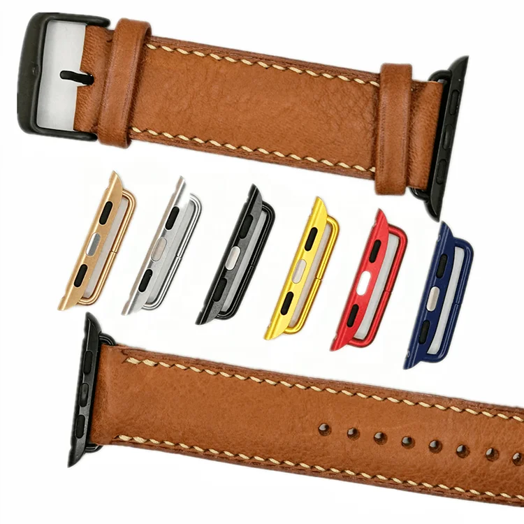 

Apple watch strap adapter  replacement smart watch strap for Iwatch Series 6 543 21 se, Black/silver/gold/rose gold