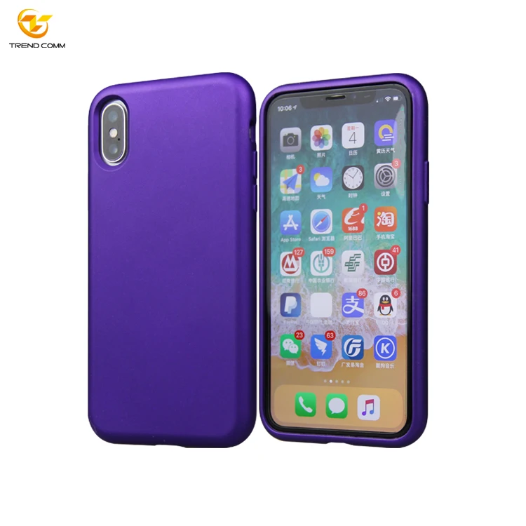 

For iPhone X/XS Case Plastic TPU, Many color for you choose