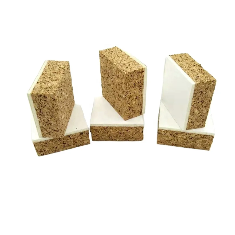 

35*35*14+2MM Square Self-adhesive Protection Spacers Glass Protection Foam Separato Cork Pads For Glass