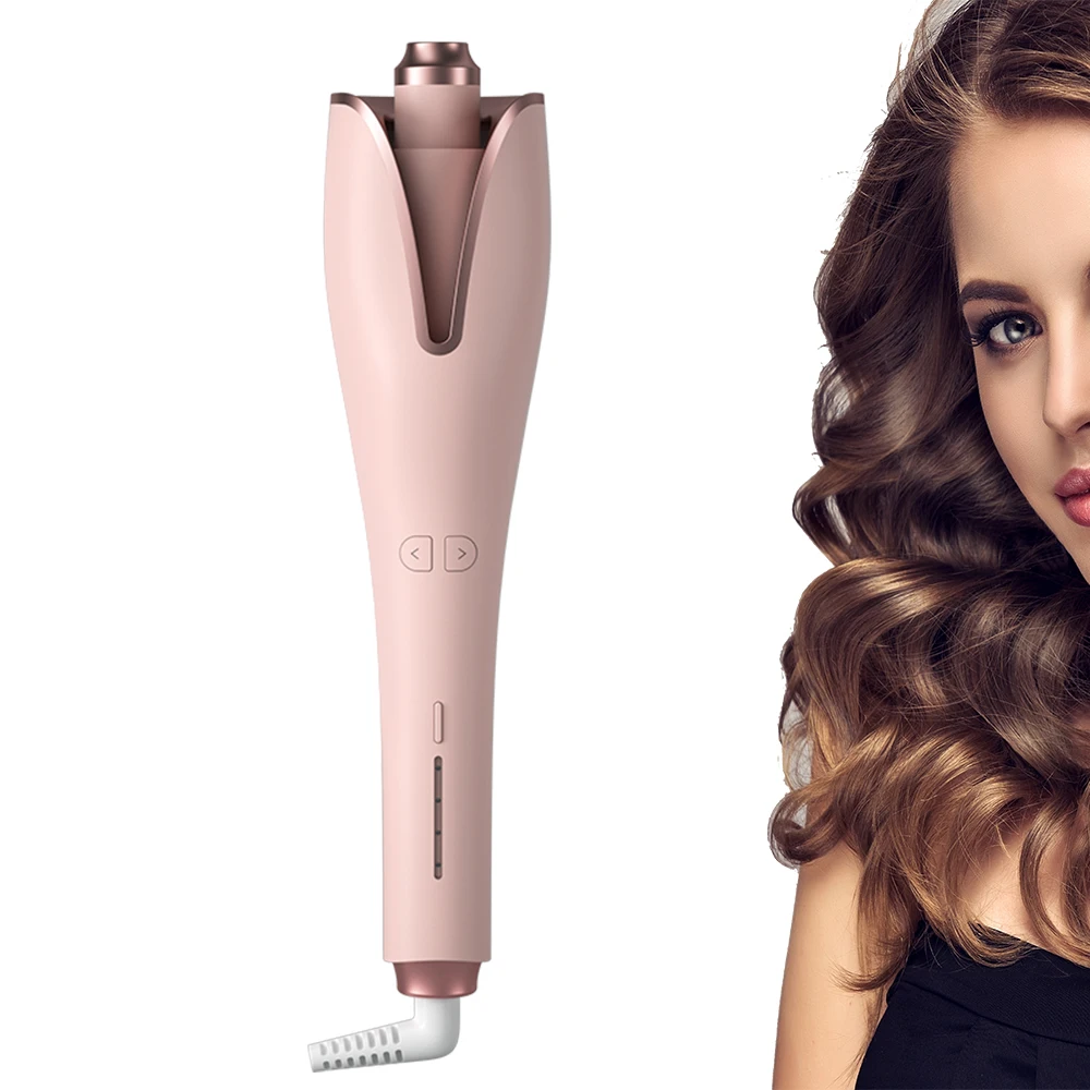 

Dropshipping Anti-Perm Curly Hair Curler For Women Automatic Rotation Hair Rollers Negative Ion Curling Iron Wave Magic Styling