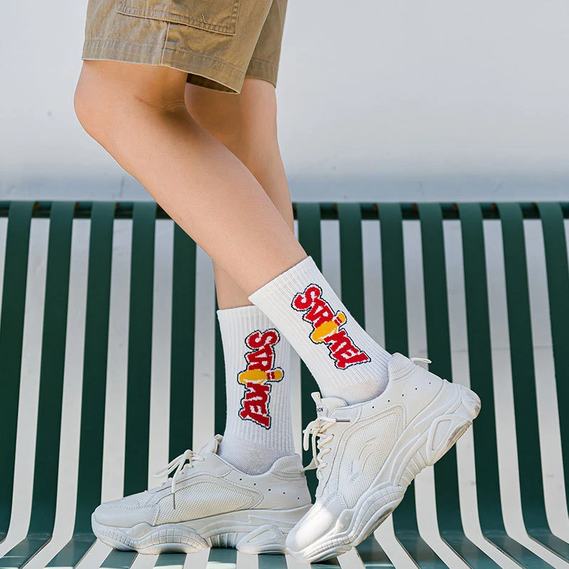 

designers happy socks mix gift novelty mens dress socks custom logo
