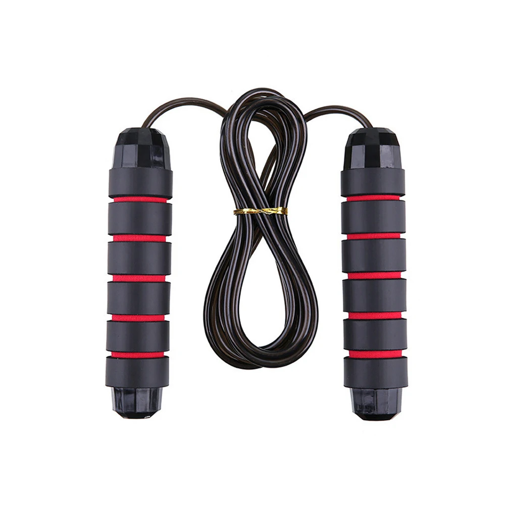 

Hot Sale Self Locking Aluminium Adjustable Double Bearing Fitness Weighted Speed Skipping Jump Rope Men Black Yellow Bag, Optional