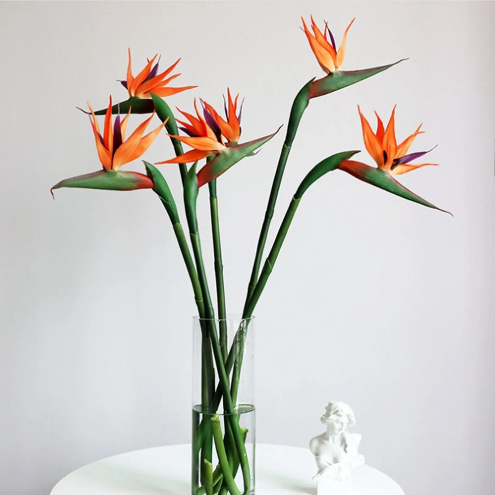 

Simulation Strelitzia Artificial Fake Flower Wedding Gift Rubber Home Decoration