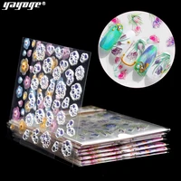 

best selling products 2019 in europe Beauty Nail Art Decoration Embossed 5D Nail Art Sticker for Salon Home Use