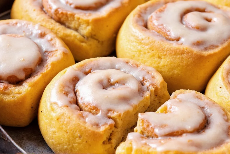 Step-by-step process of kneading pumpkin cinnamon roll dough on floured surface with visible gluten development