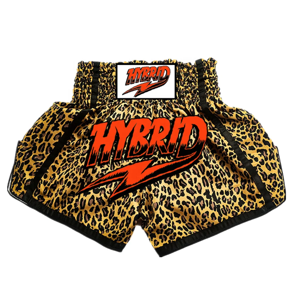 

Camo Nylon Muay Thai Satin Shorts Fahion MMA Shorts The Boxing Thailand Kids Training Shorts, Black/white/blue/customized