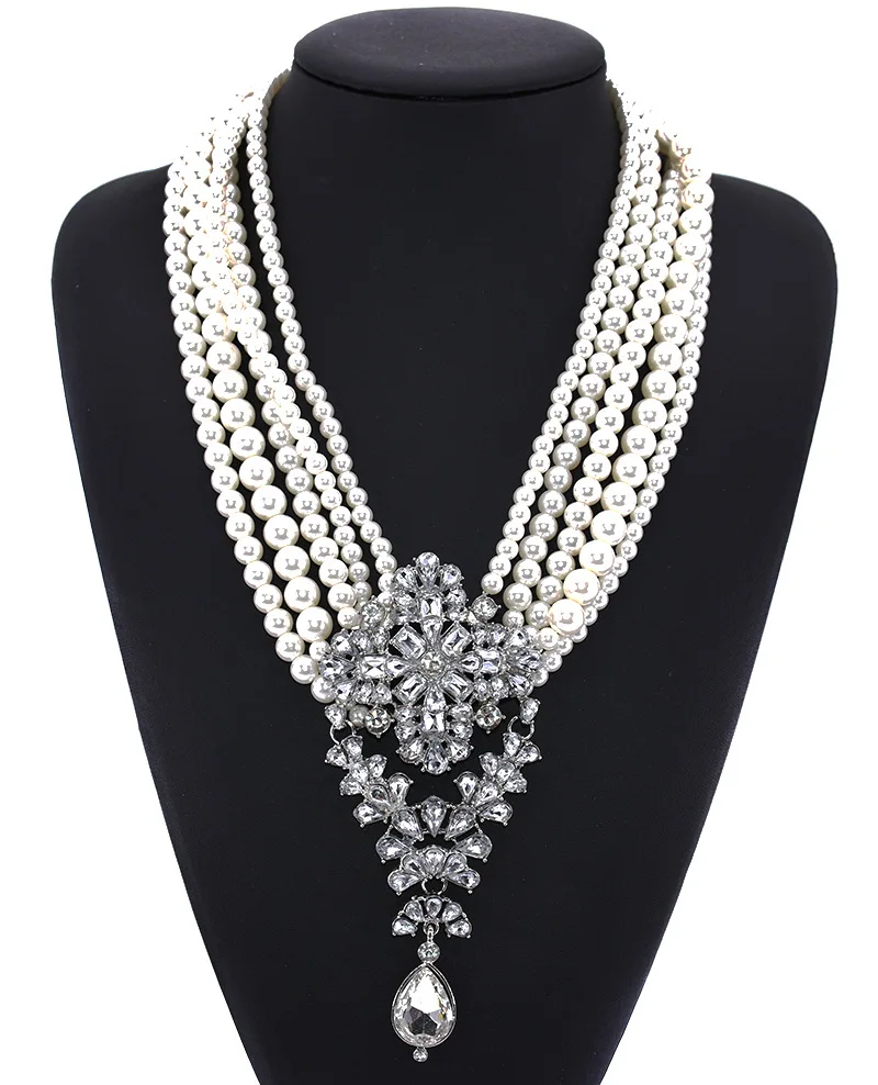 

QL0095 Fashion Pearls Necklaces Women Chunky Necklace Jewelry
