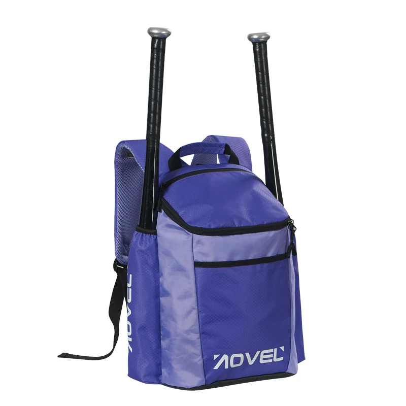 

Youth Baseball Backpack, Softball and Teeball Bag - Equipment Bag Backpack For Sports Girl Baseball Bag Includes Fence Hook, Black/blue/pink/purple