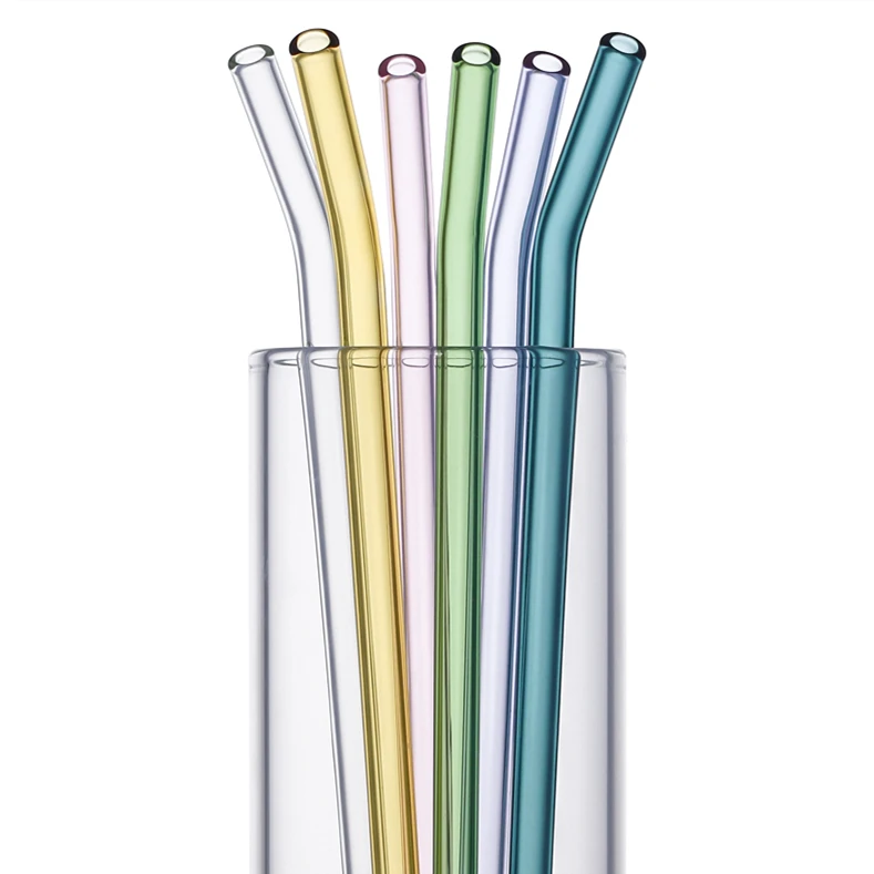 

Built straw glass bubble tea straws 14mm, Transparent,blue,pink,black,white,purple or customized