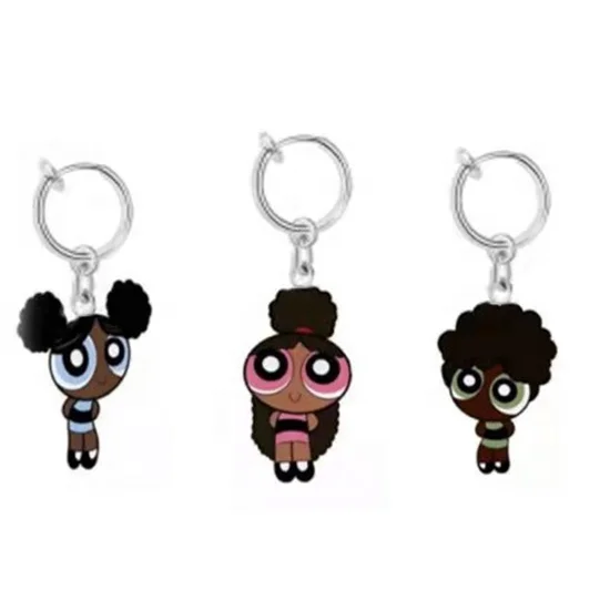 

Gaby popular the powerpuff girls dangling Cartoon characters non piercing belly ring clip on belly ring body jewelry