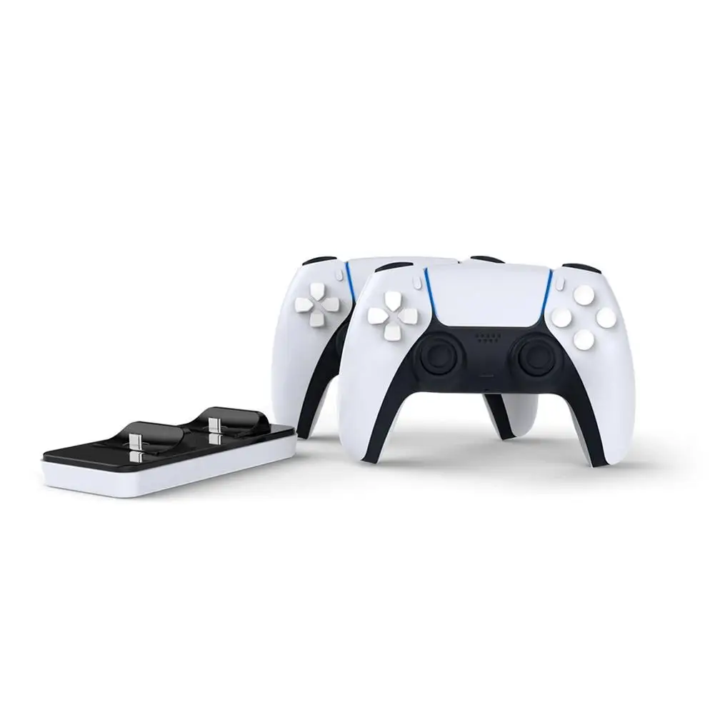 

USB C Dual Gamepad Charger Playing Elements Lightweight Game charger for Playstation 5 PS5 Controller Joystick Power station