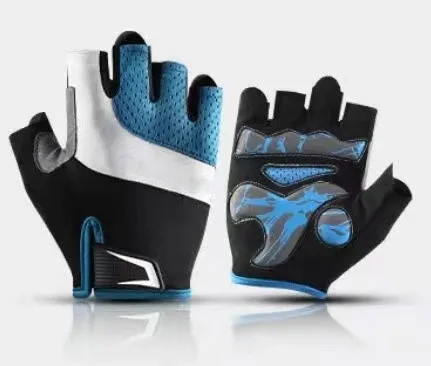 

Half finger gloves cycling anti-slip anti-sweat men women breathable anti-shock MTB bicycle Glove