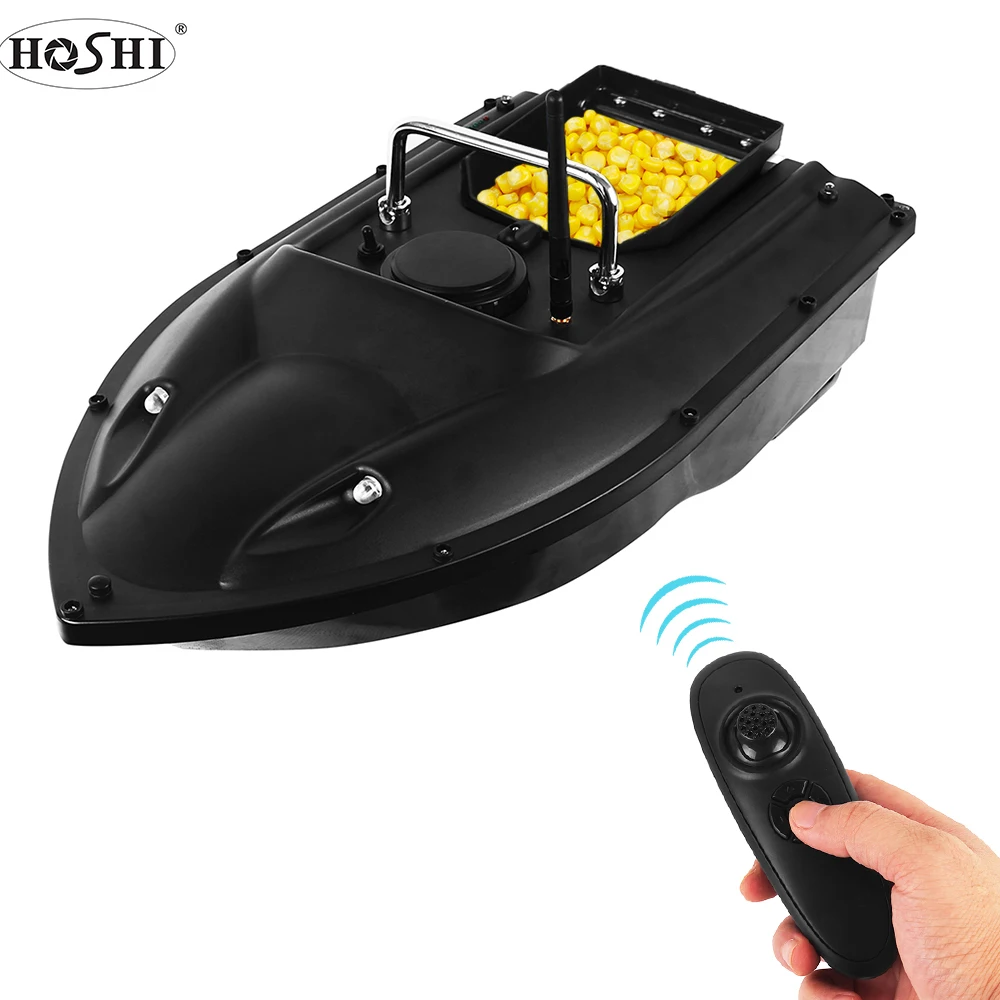 

Hot Selling D13 Smart RC Bait Boat Dual Motor Fish Finder Ship Boat Remote Control 500m Fishing Boats Speedboat Fishing Tool Toy, Black