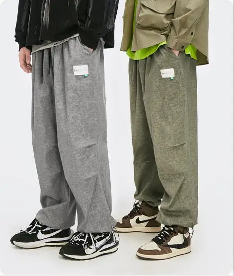 

2020 autumn European and American personality three-dimensional tailoring loose casual woven men's overalls, Customized color